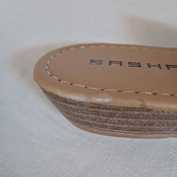 Sasha Women's Jenny 2 Thong Sandals Size 11 Faux Leather Lavender - Picture 10 of 11